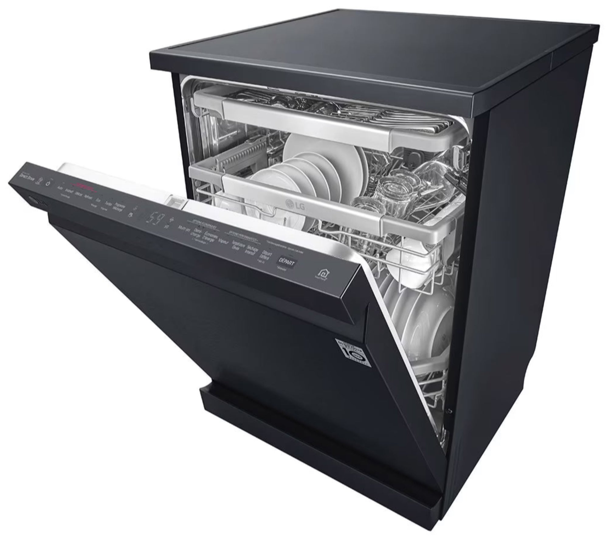 LG 14 Place Setting Dishwasher Black DFB325HM