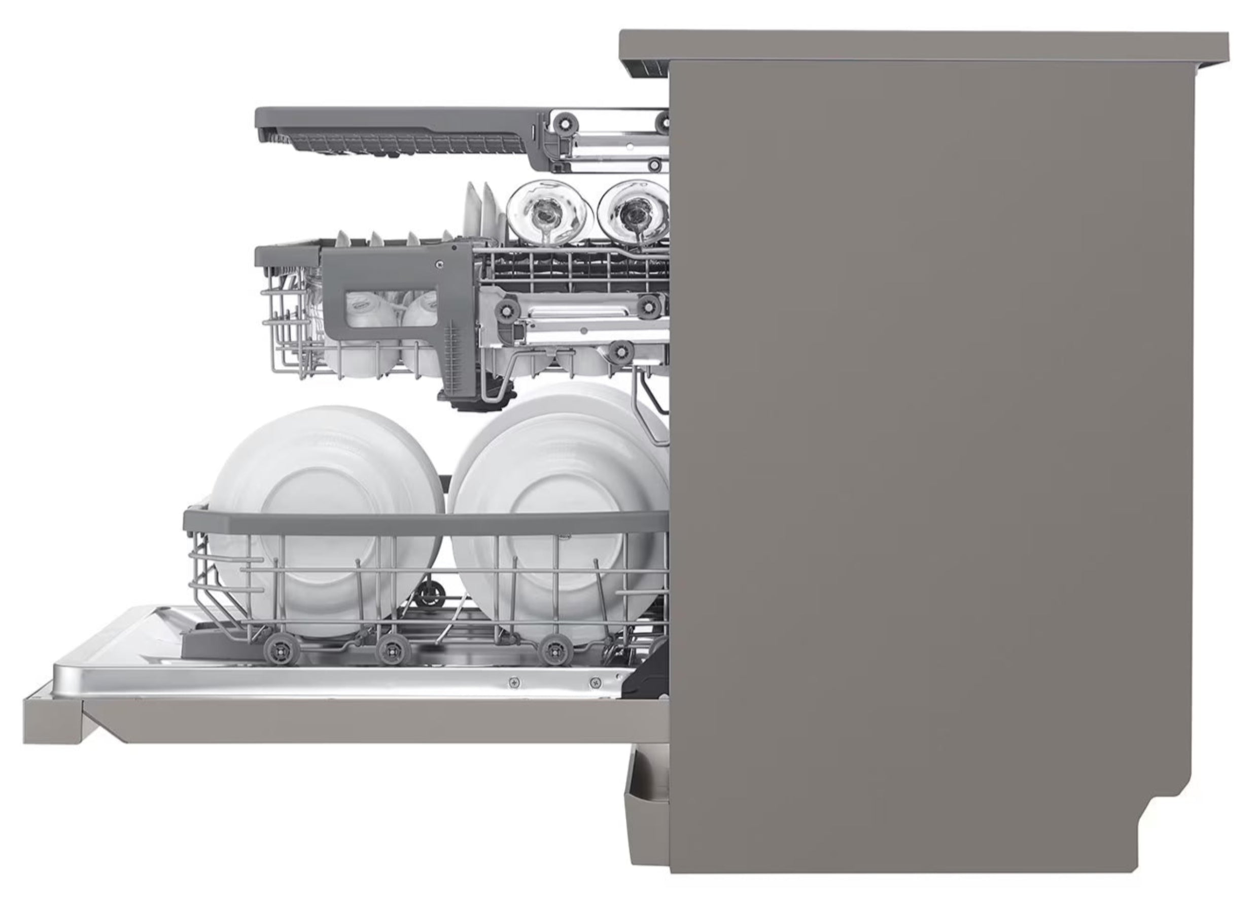 LG 14 Place Setting Dishwasher Silver DFB425FP