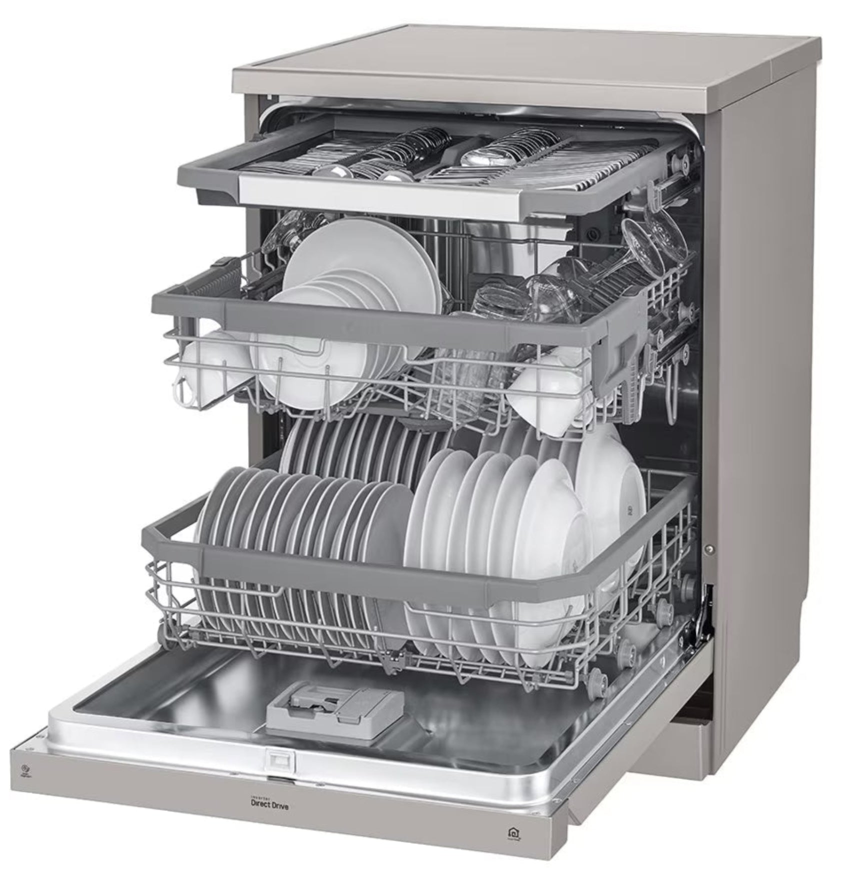 LG 14 Place Setting Dishwasher Silver DFB425FP-6