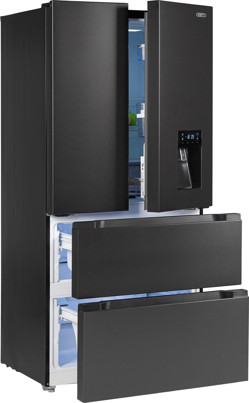 Defy 485L French Door Fridge Black DFF440-3