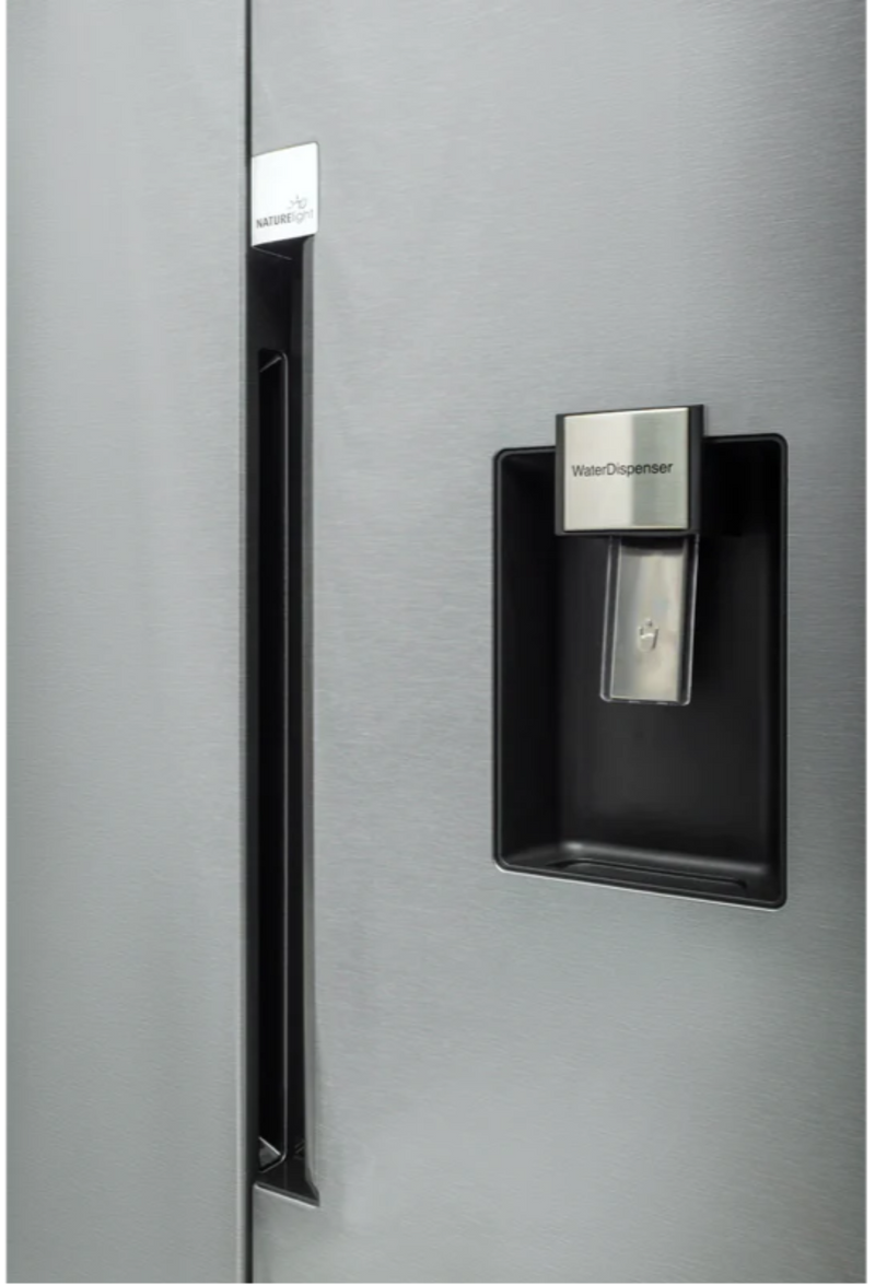 Defy 555L Naturelight Side By Side Fridge Metallic DFF547