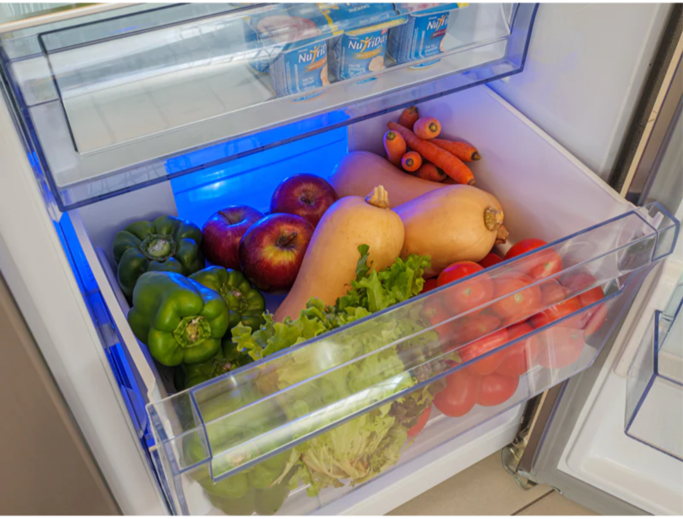 Defy 555L Naturelight Side By Side Fridge Metallic DFF547