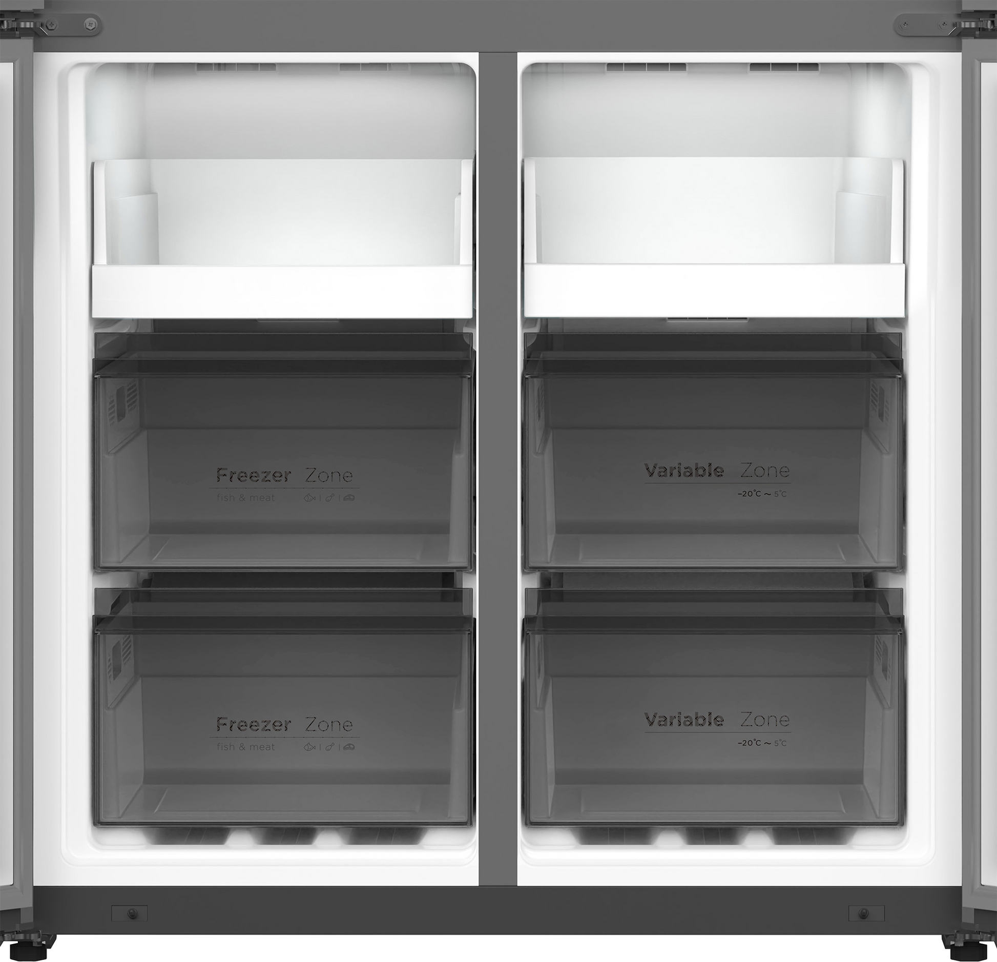Defy 601L Multi Door Fridge Dark Inox DFF590-3