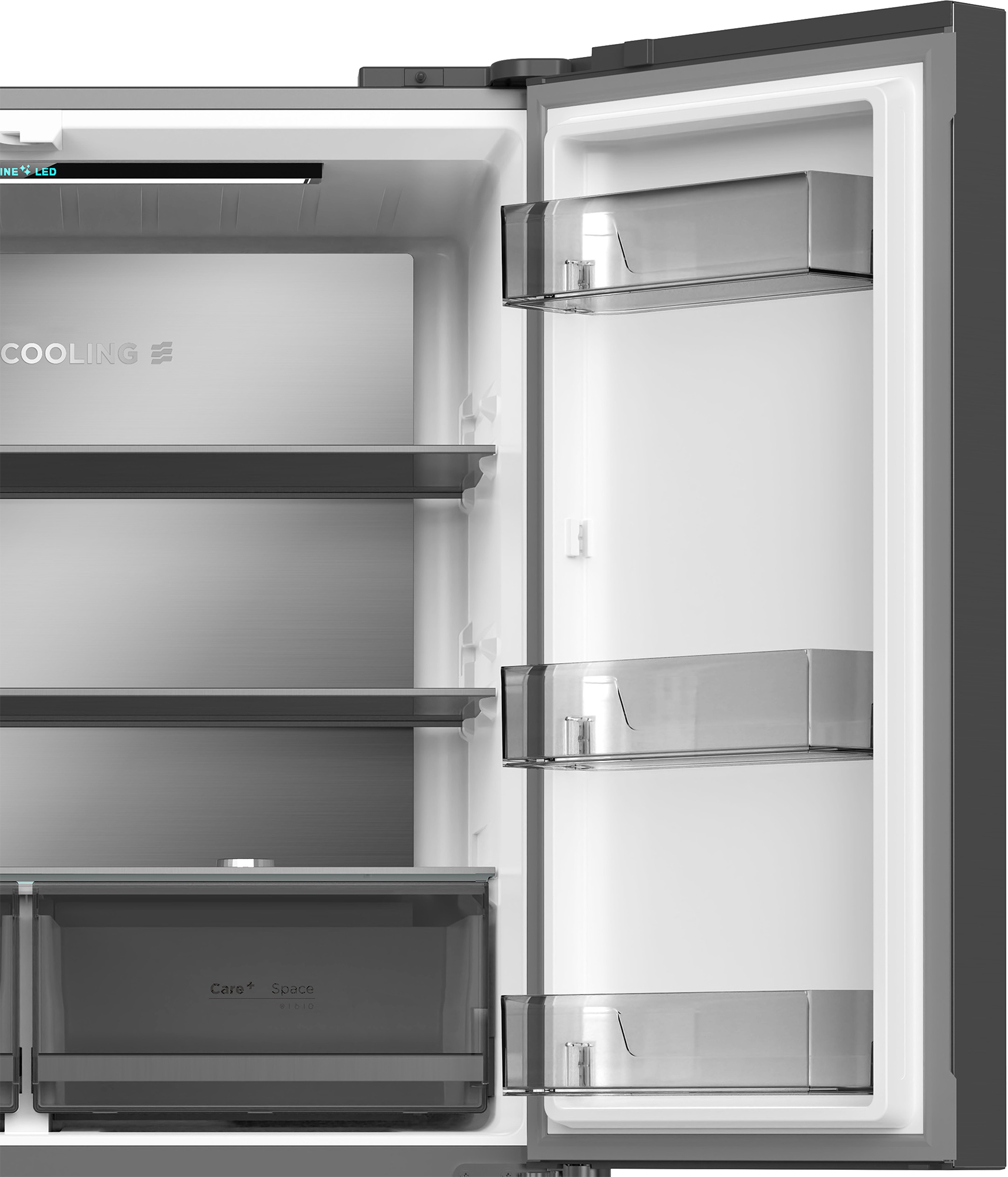 Defy 601L Multi Door Fridge Dark Inox DFF590