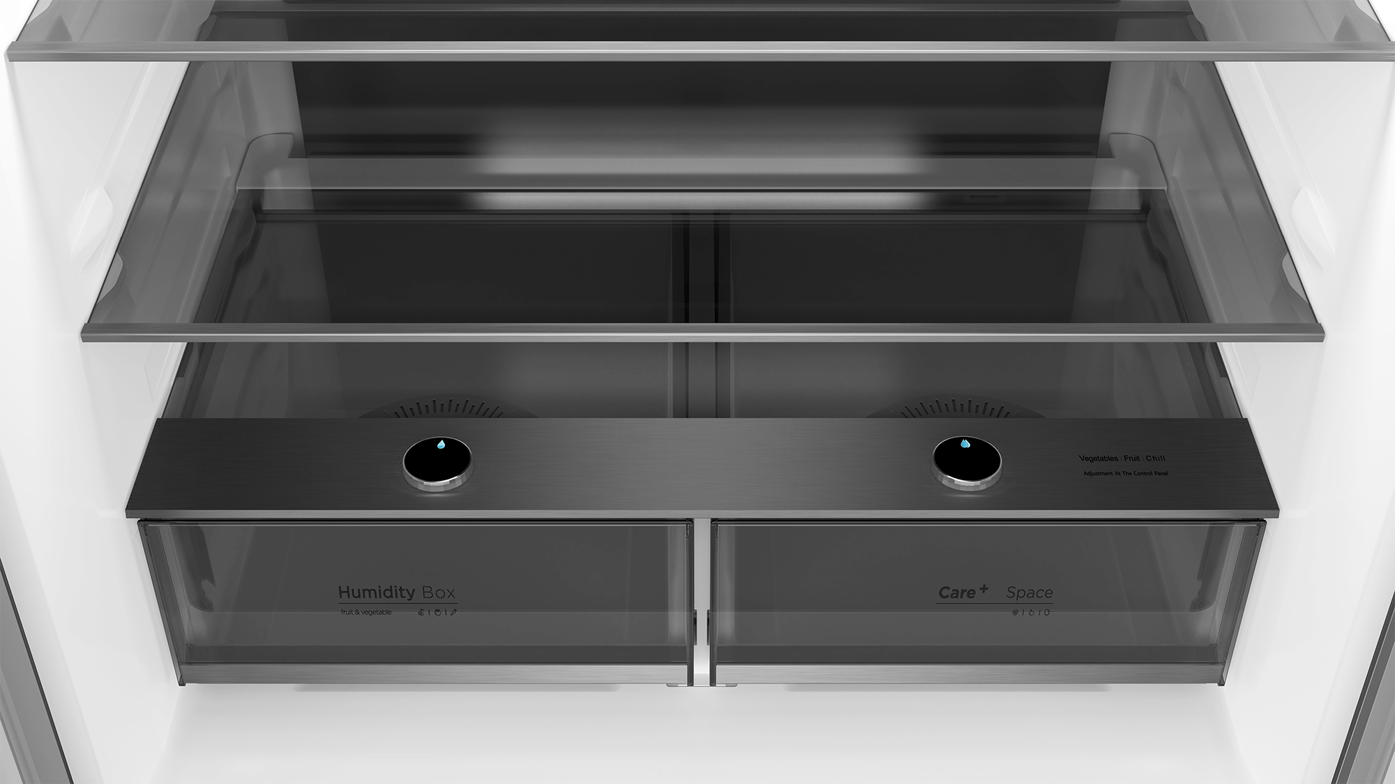 Defy 601L Multi Door Fridge Dark Inox DFF590