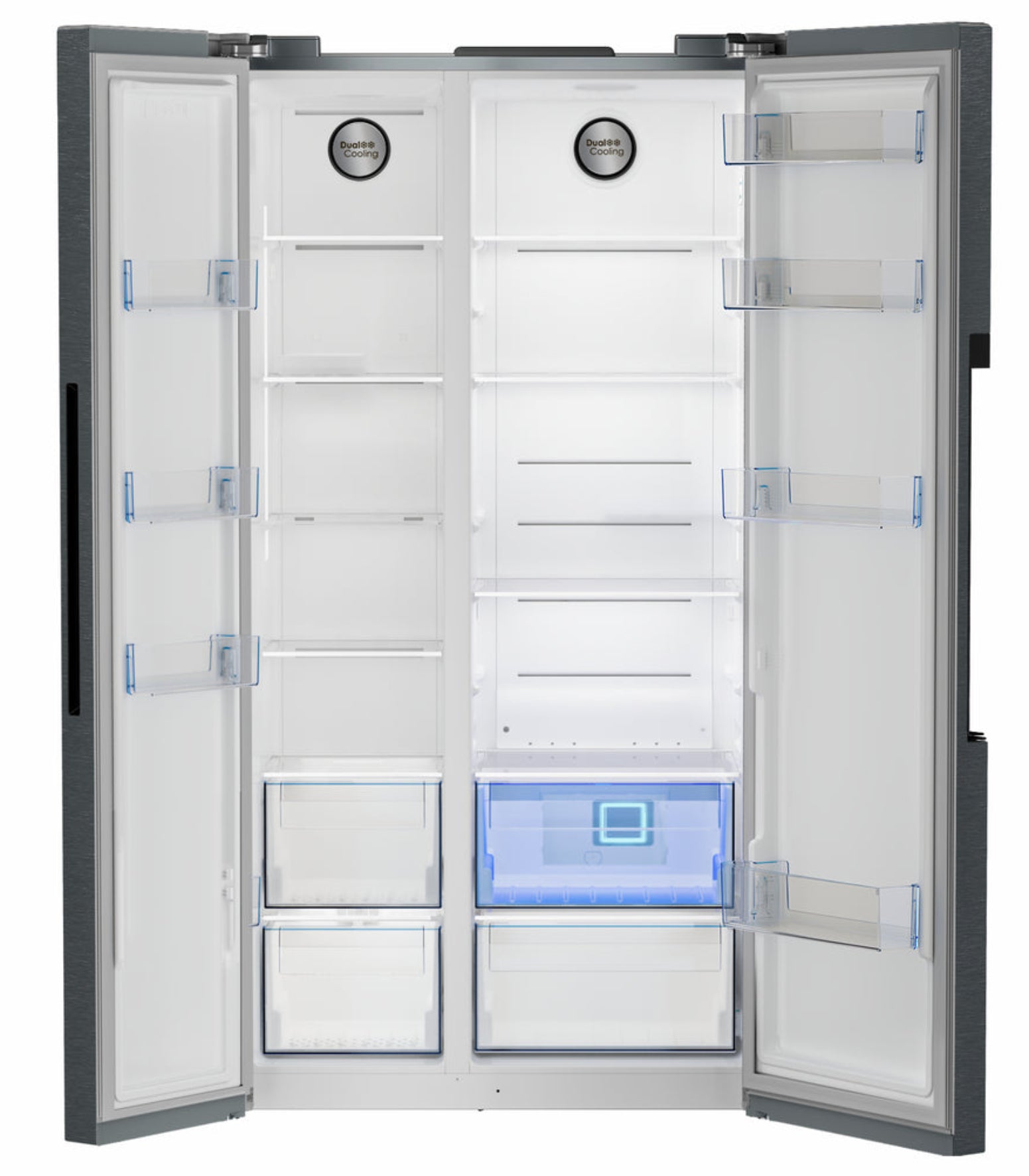 DEFY Nature Light Side by Side Fridge Freezer DFF636-3