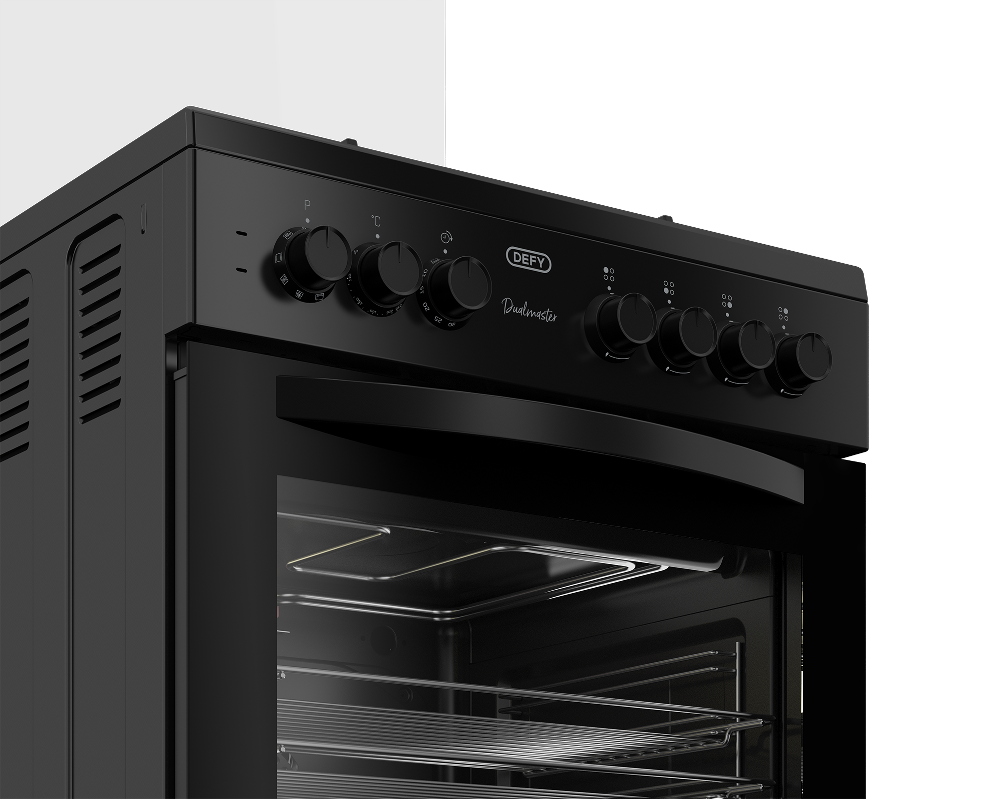 Defy Gas Electric Stove Black DGS606