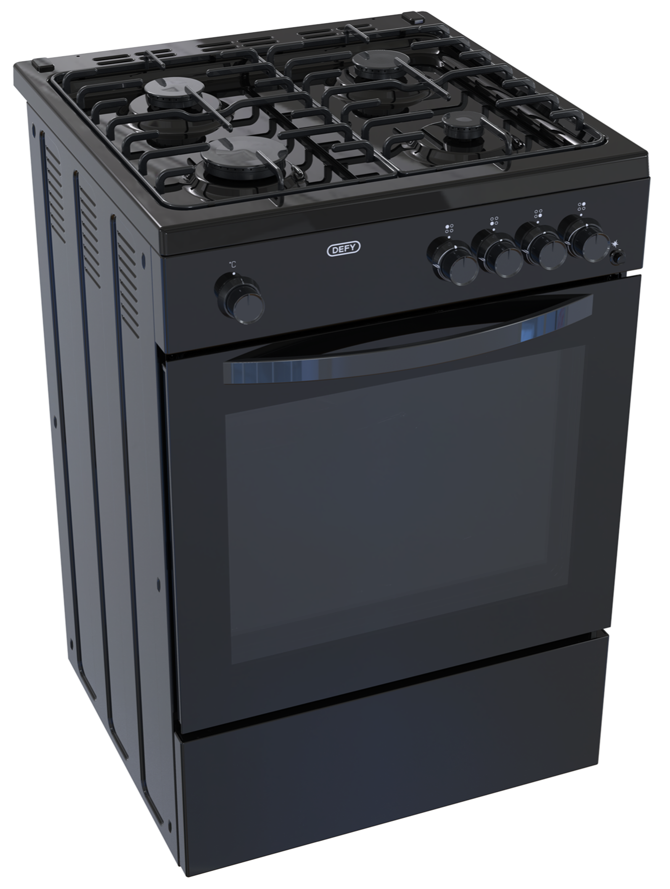 Defy Full Gas Freestanding Stove Black DGS670X