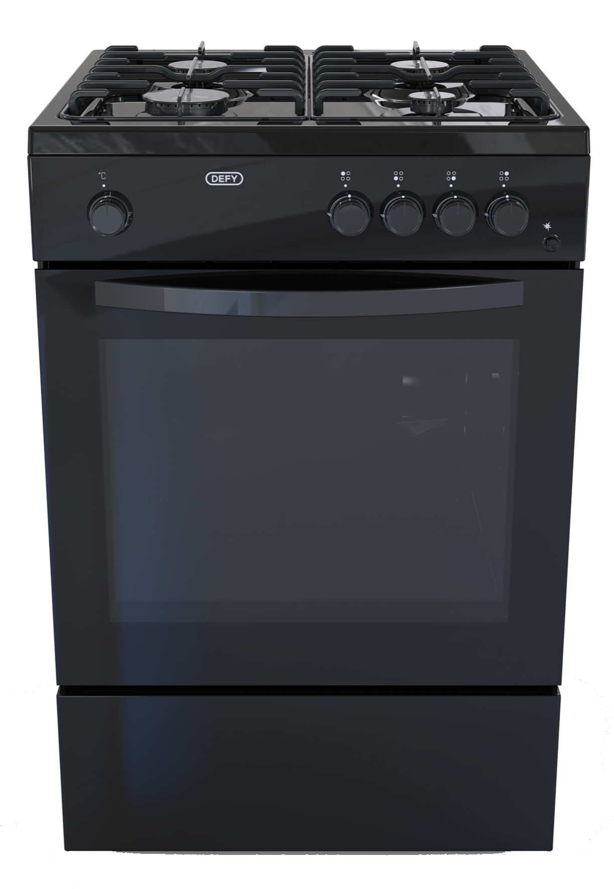 Defy Full Gas Freestanding Stove Black DGS670X