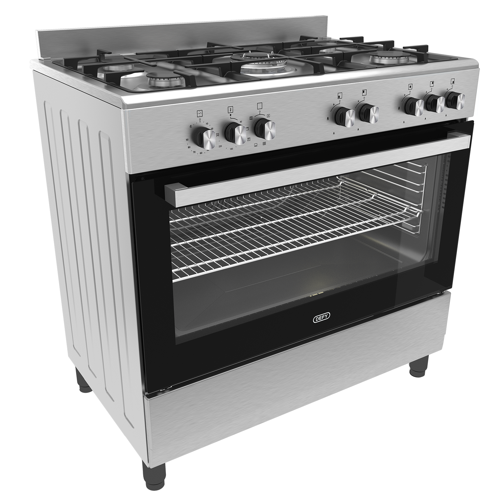 Defy Gas/Electric Stove Stainless Steel DGS904