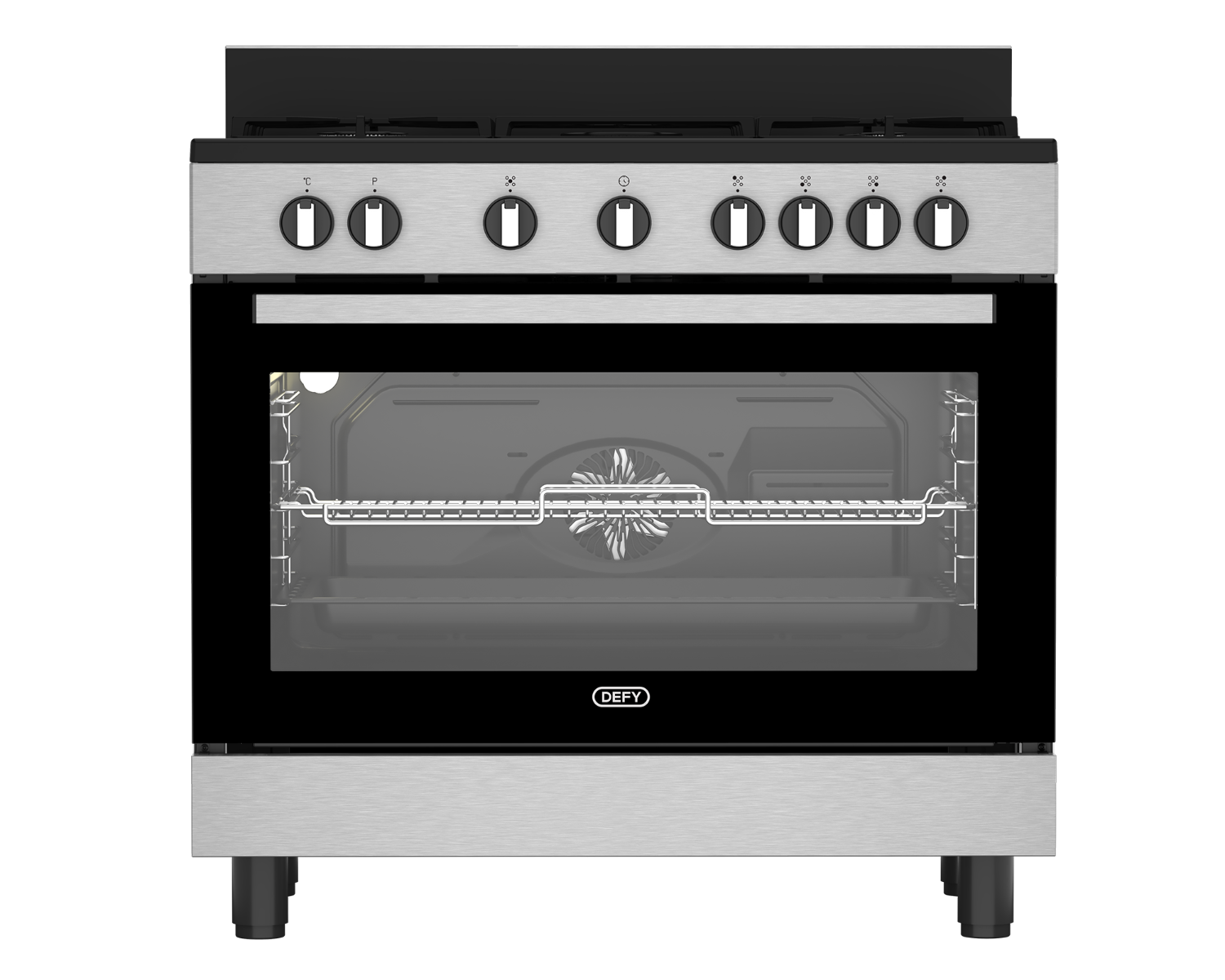 Defy Freestanding Gas/Electric Stove DGS90GEBI
