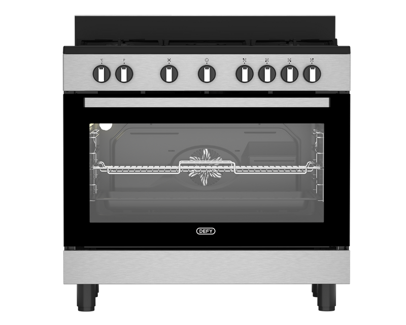 Defy Freestanding Gas/Electric Stove DGS90GEBI-1