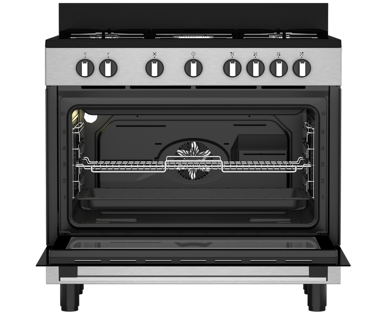 Defy Freestanding Gas/Electric Stove DGS90GEBI-2