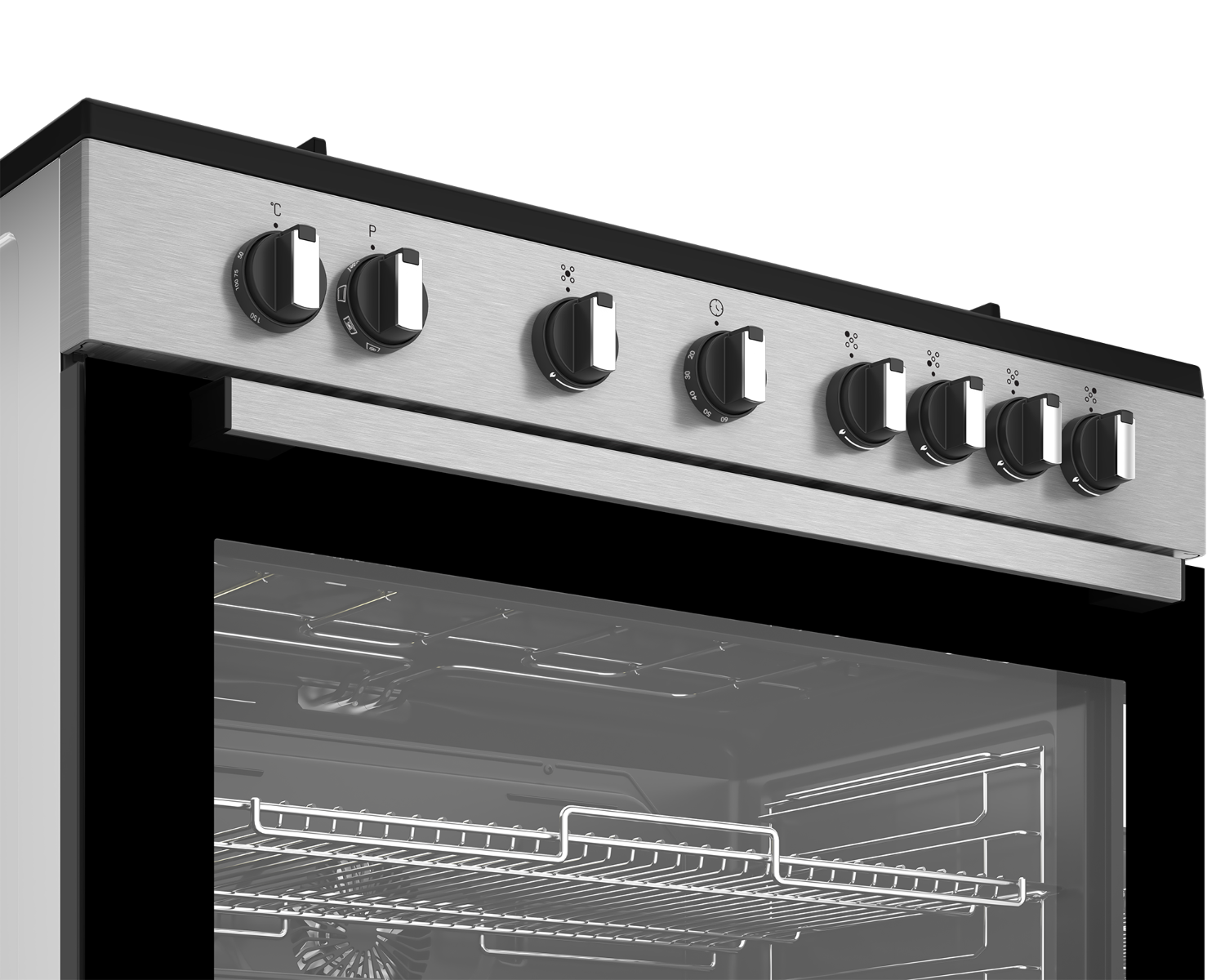 Defy Freestanding Gas/Electric Stove DGS90GEBI-4
