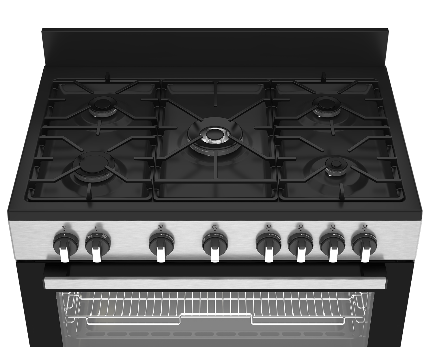 Defy Freestanding Gas/Electric Stove DGS90GEBI-6