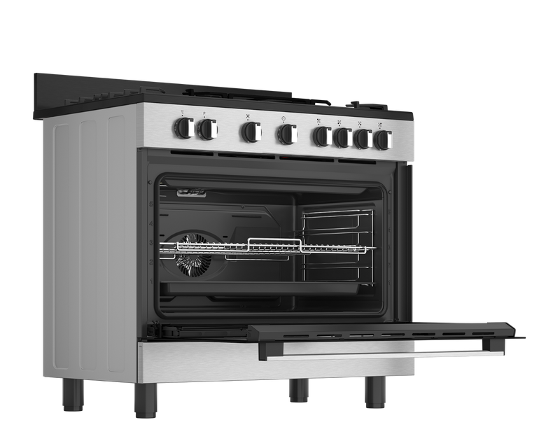 Defy Freestanding Gas/Electric Stove DGS90GEBI-8