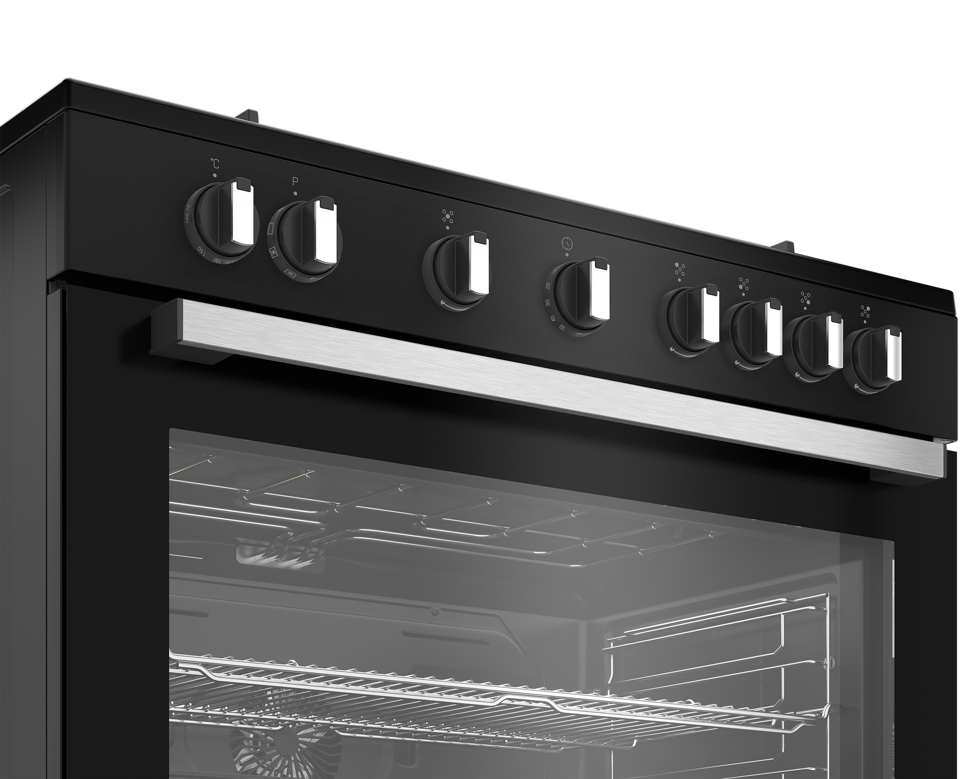 Defy 90cm Gas/Electric Stove Black DGS90GEB-5