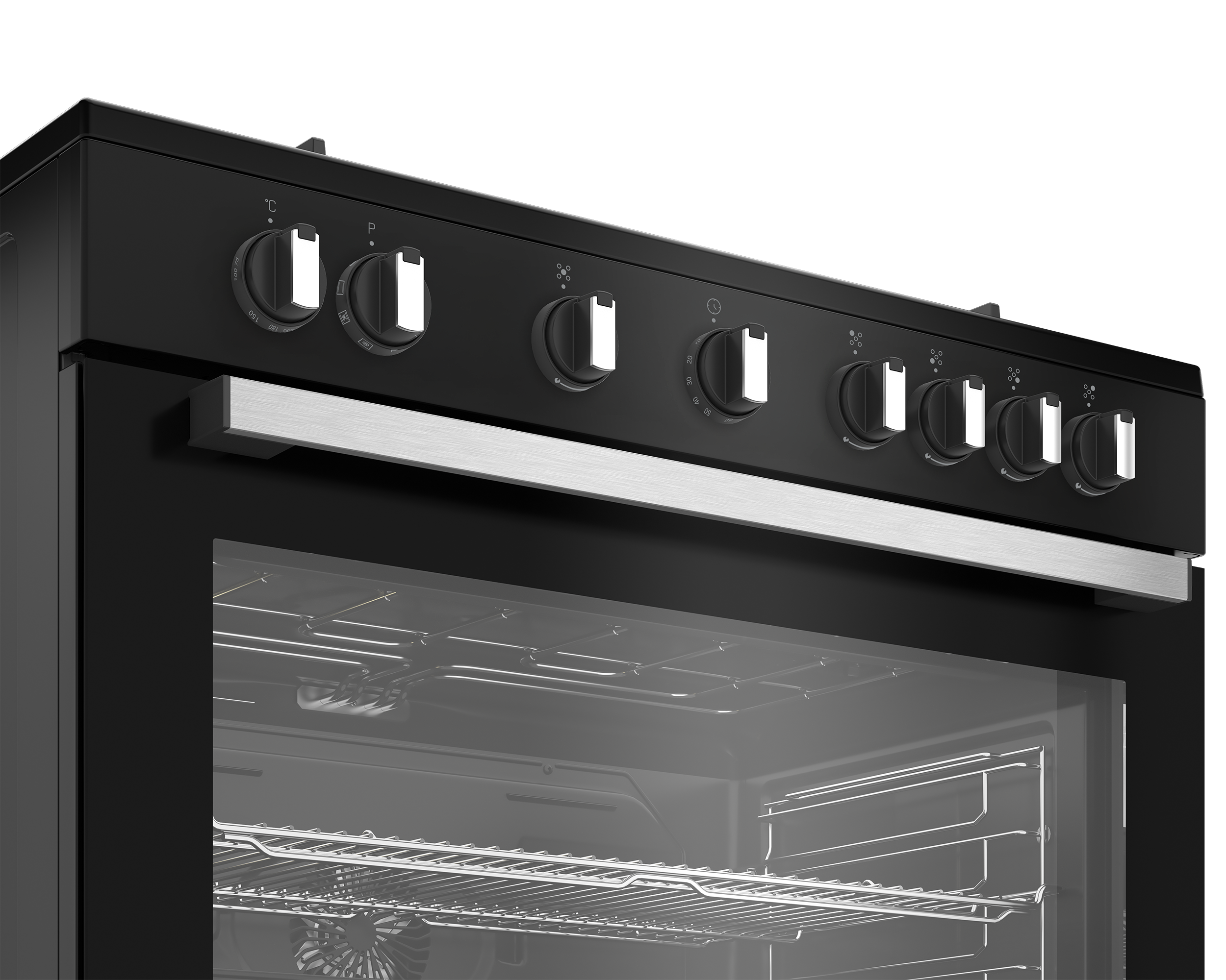 Defy 90cm Gas/Electric Stove Black DGS90GEB