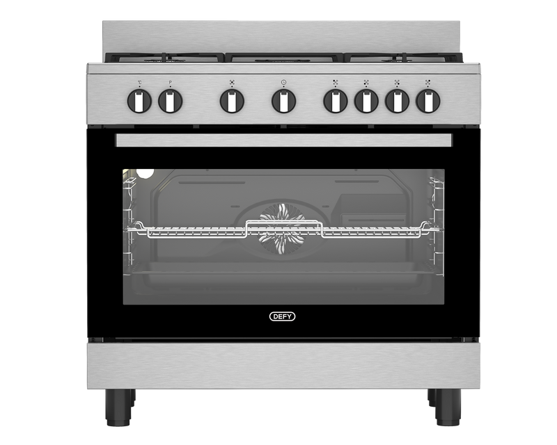 Defy Freestanding Gas/Electric Stove DGS90GEBIX-1