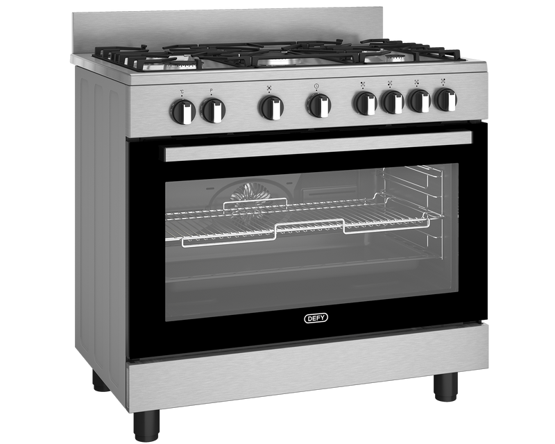 Defy Freestanding Gas/Electric Stove DGS90GEBIX-2
