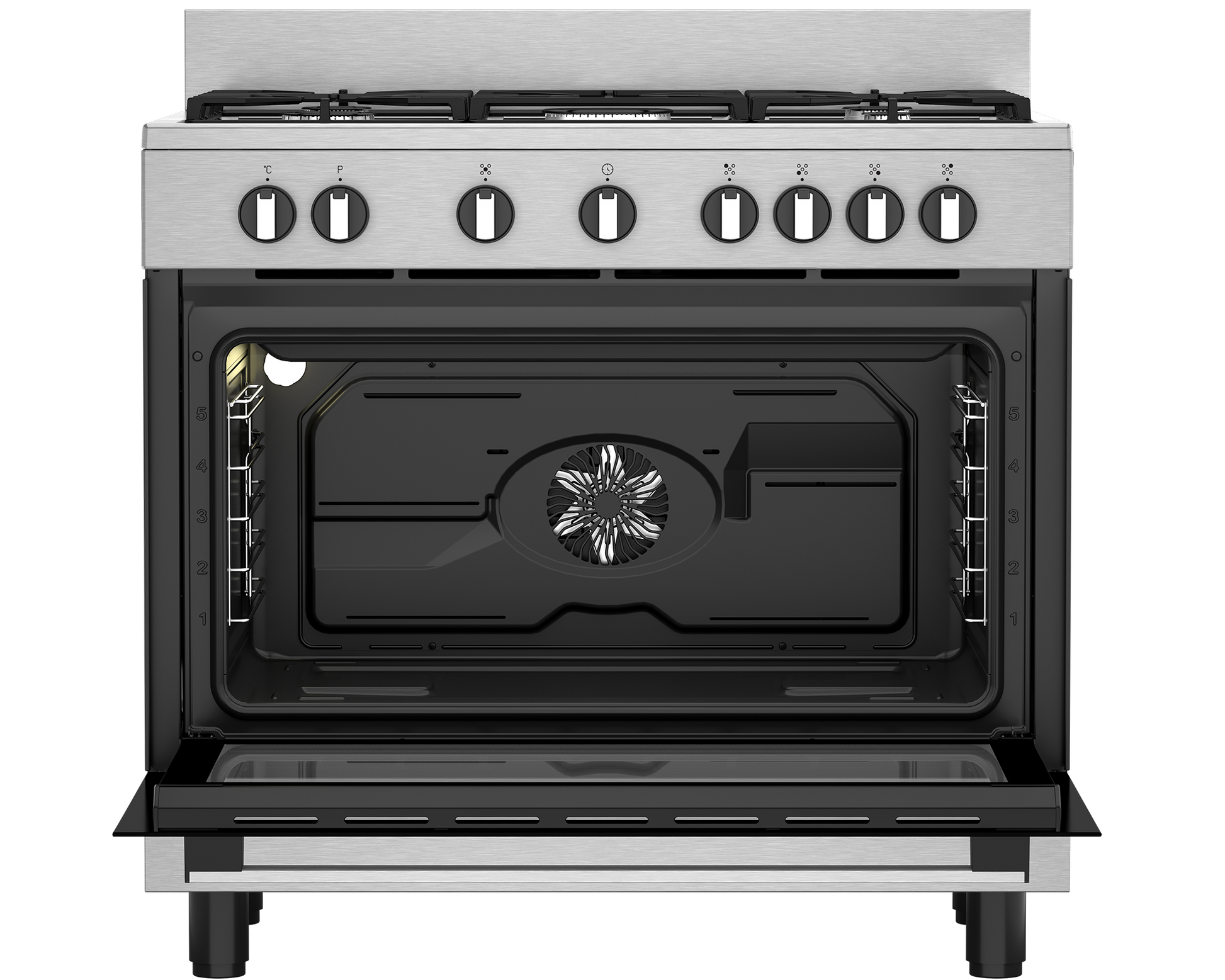 Defy Freestanding Gas/Electric Stove DGS90GEBIX-3
