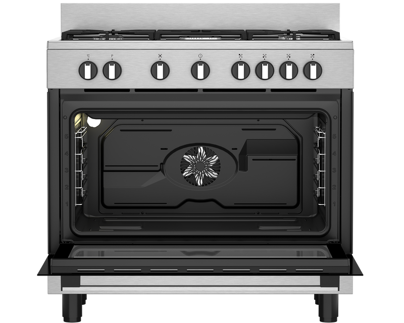 Defy Freestanding Gas/Electric Stove DGS90GEBIX-3