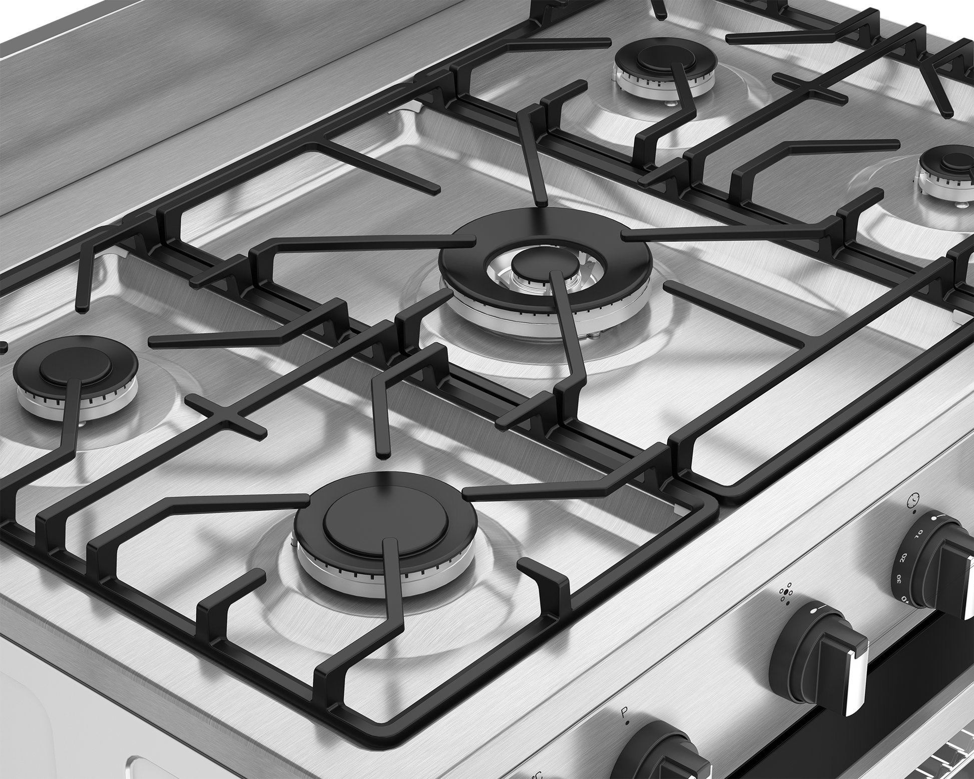 Defy Freestanding Gas/Electric Stove DGS90GEBIX-6