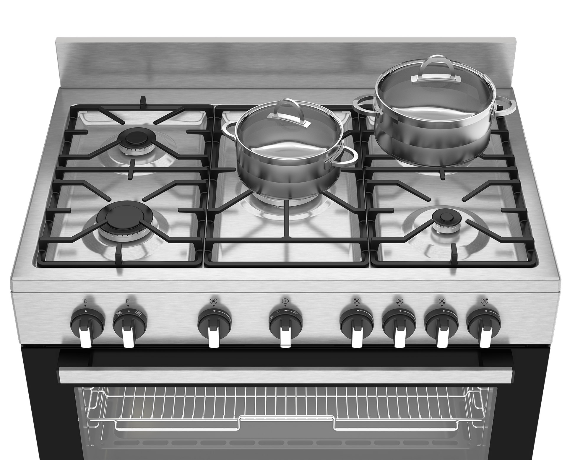 Defy Freestanding Gas/Electric Stove DGS90GEBIX-5