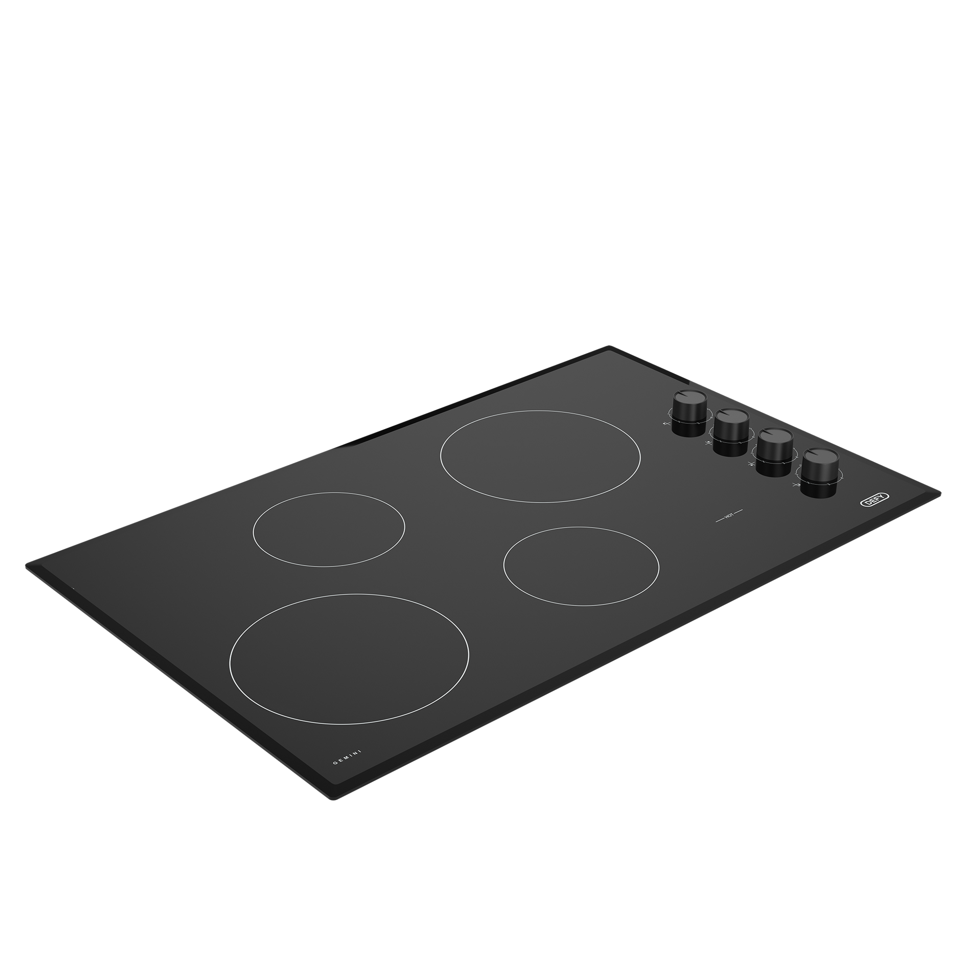 Defy Ceramic Hob Black DHD413-2