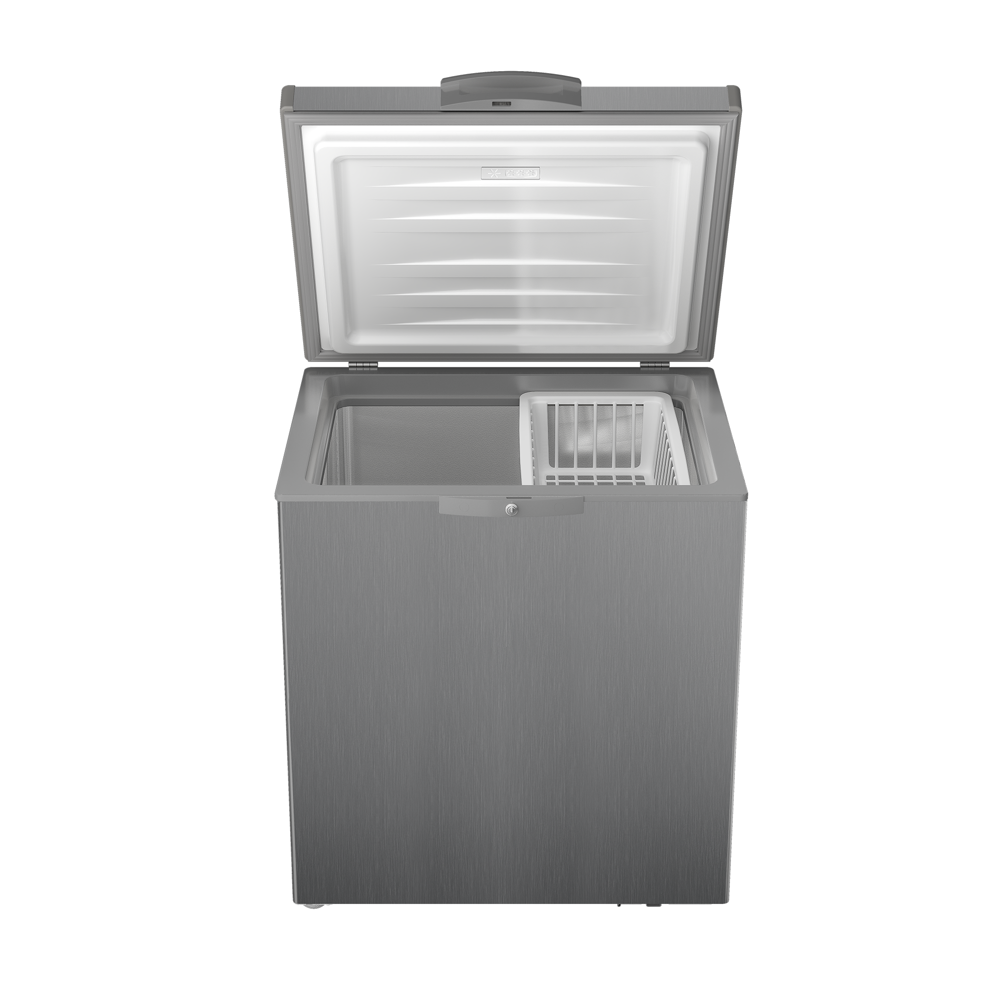 Defy 195L Chest Freezer Satin Metallic DMF513