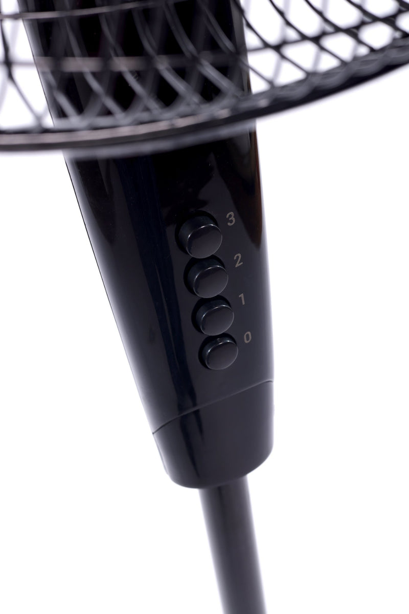 Defy 16 inch Black Pedestal Fan DSF1626B-5