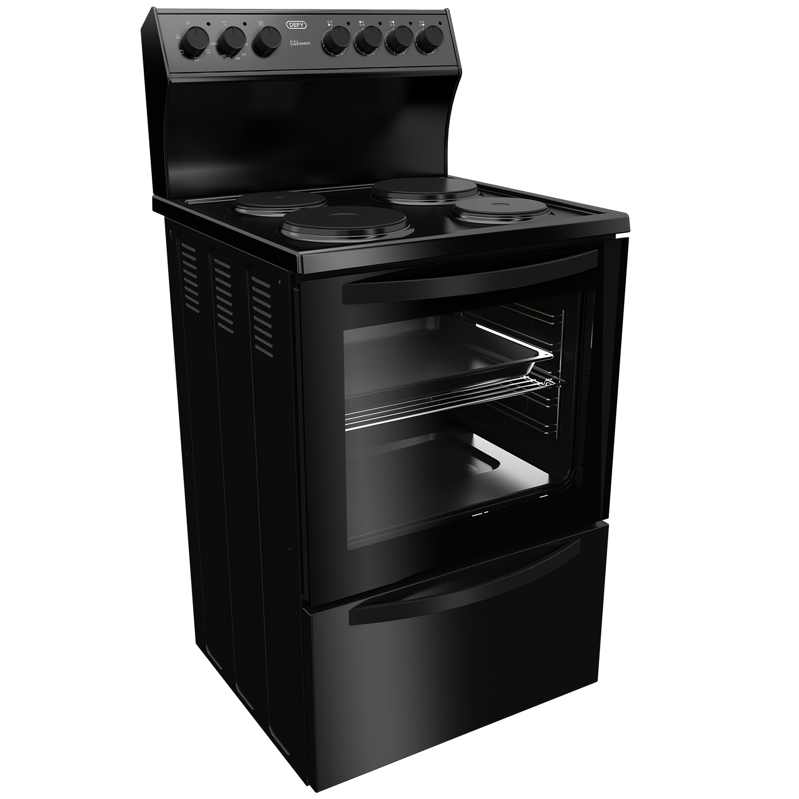 Defy Stove Black DSS694-1