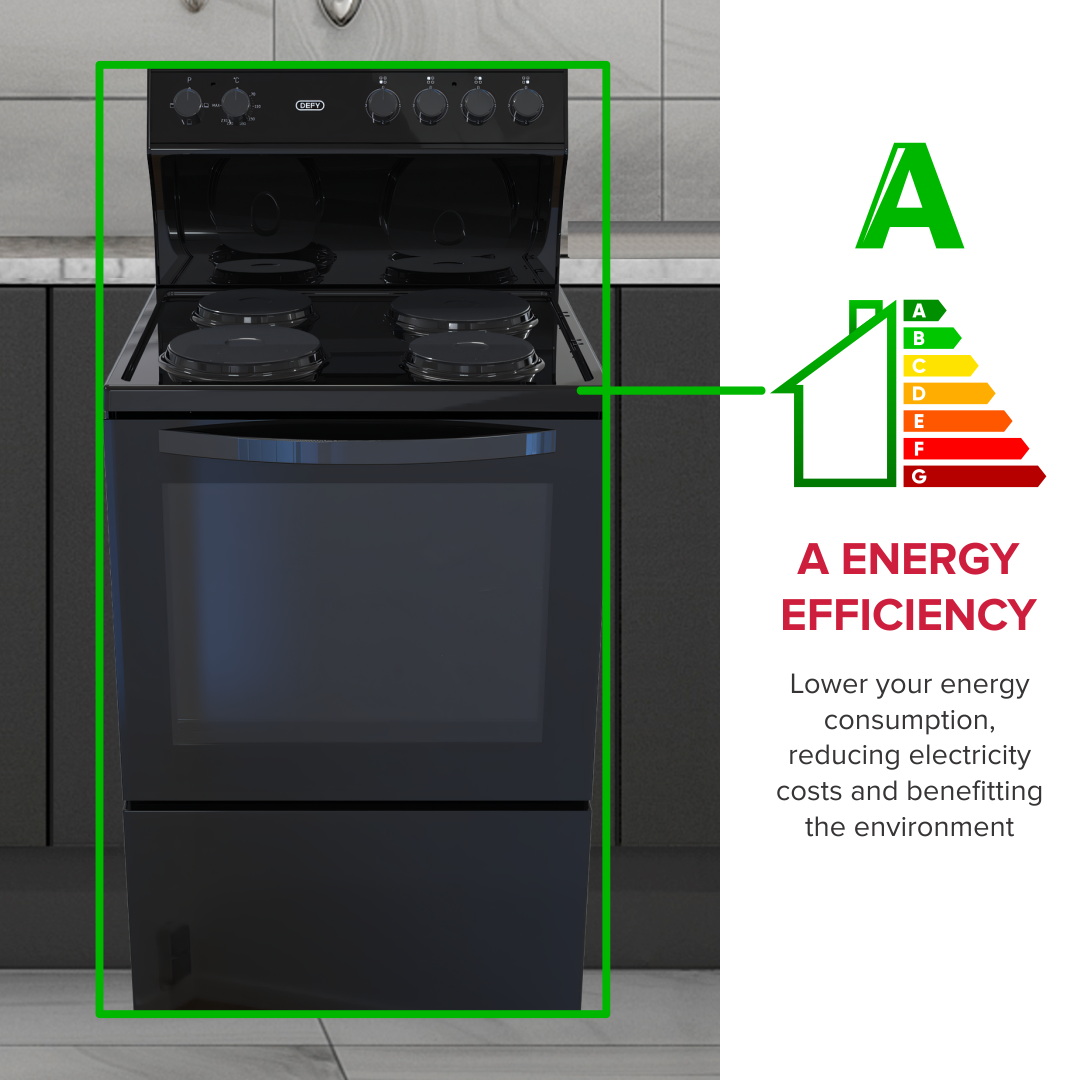 Defy Freestanding Stove Black DSS694X