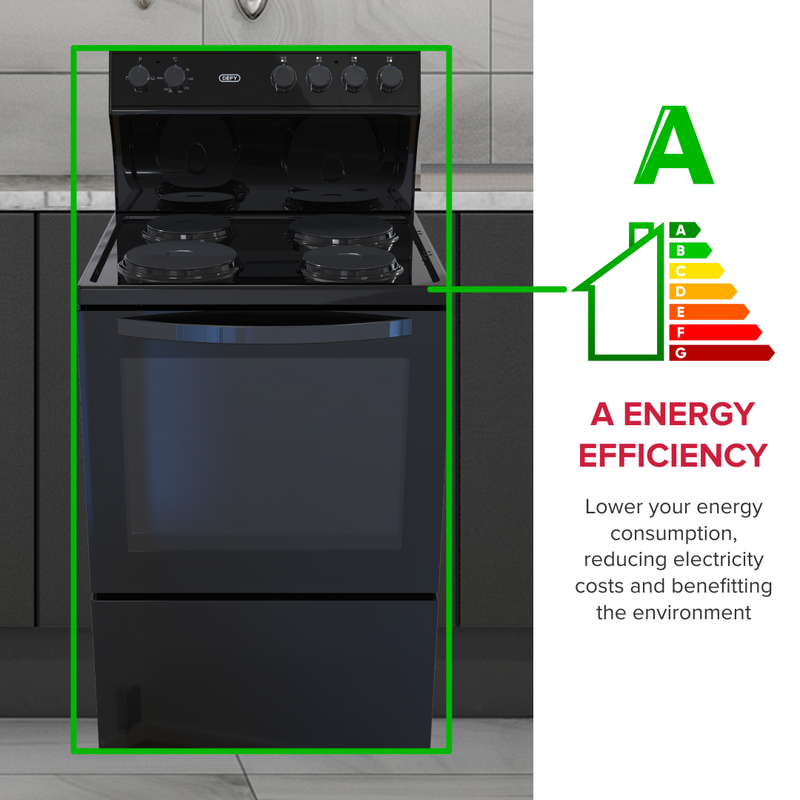 Defy Freestanding Stove Black DSS694X-5