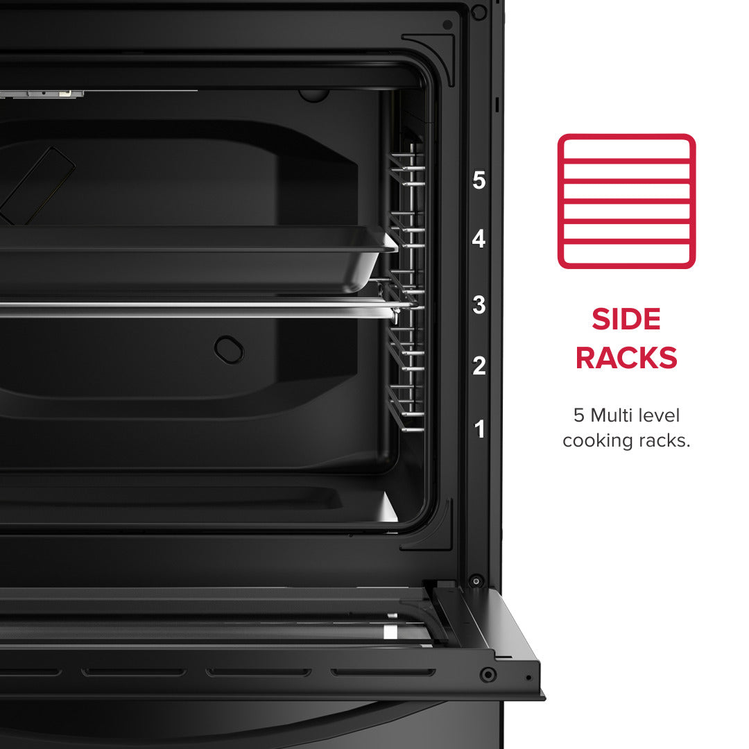 Defy Freestanding Stove Black DSS694X-8