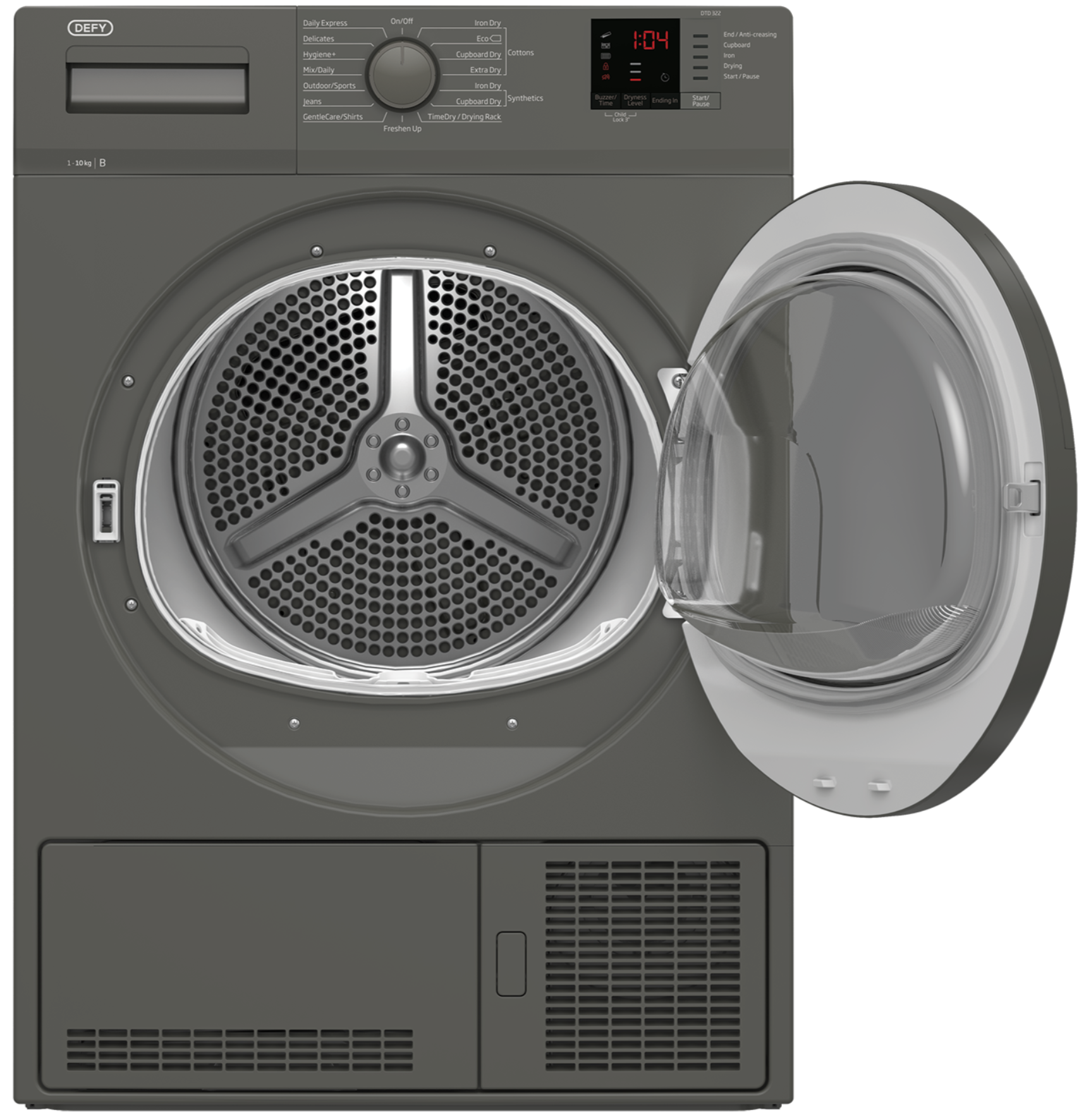 Defy 10kg Condenser Tumble Dryer Grey DTD322-2