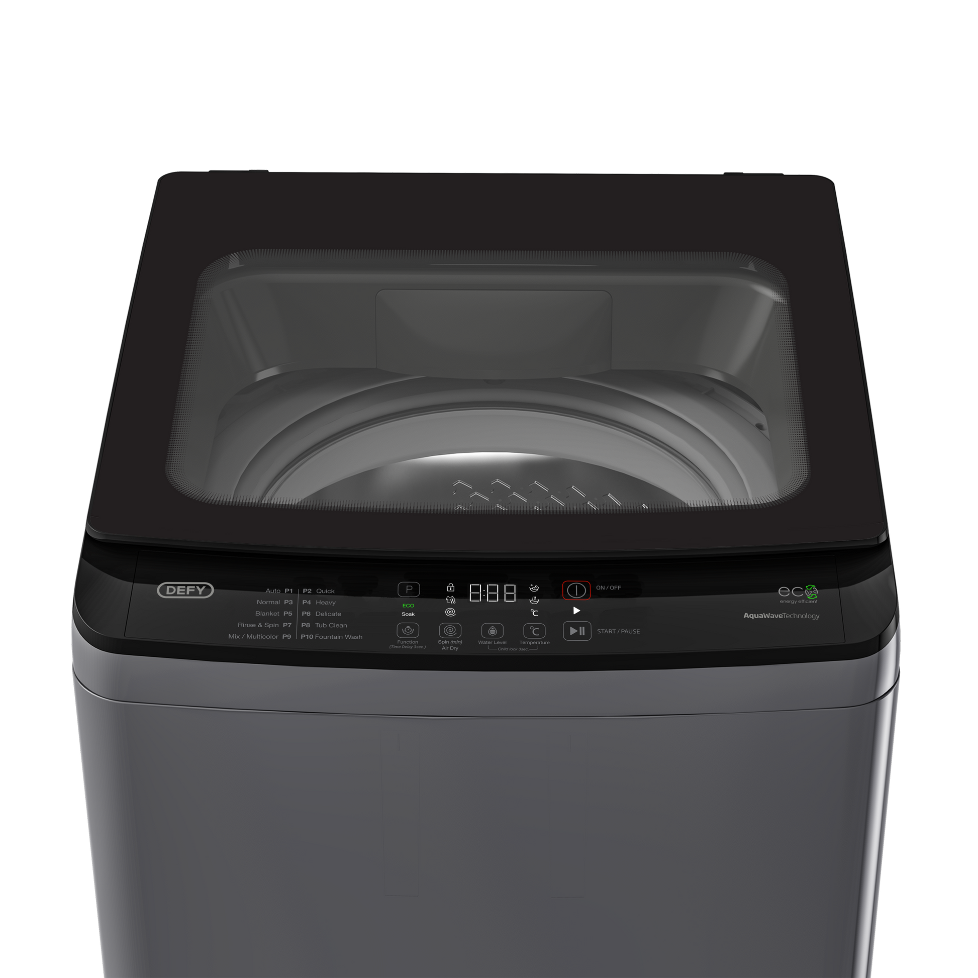 Defy 14kg Top Loader Washing Machine Grey DTL160-4