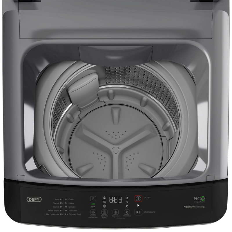 Defy 14kg Top Loader Washing Machine Grey DTL160-5