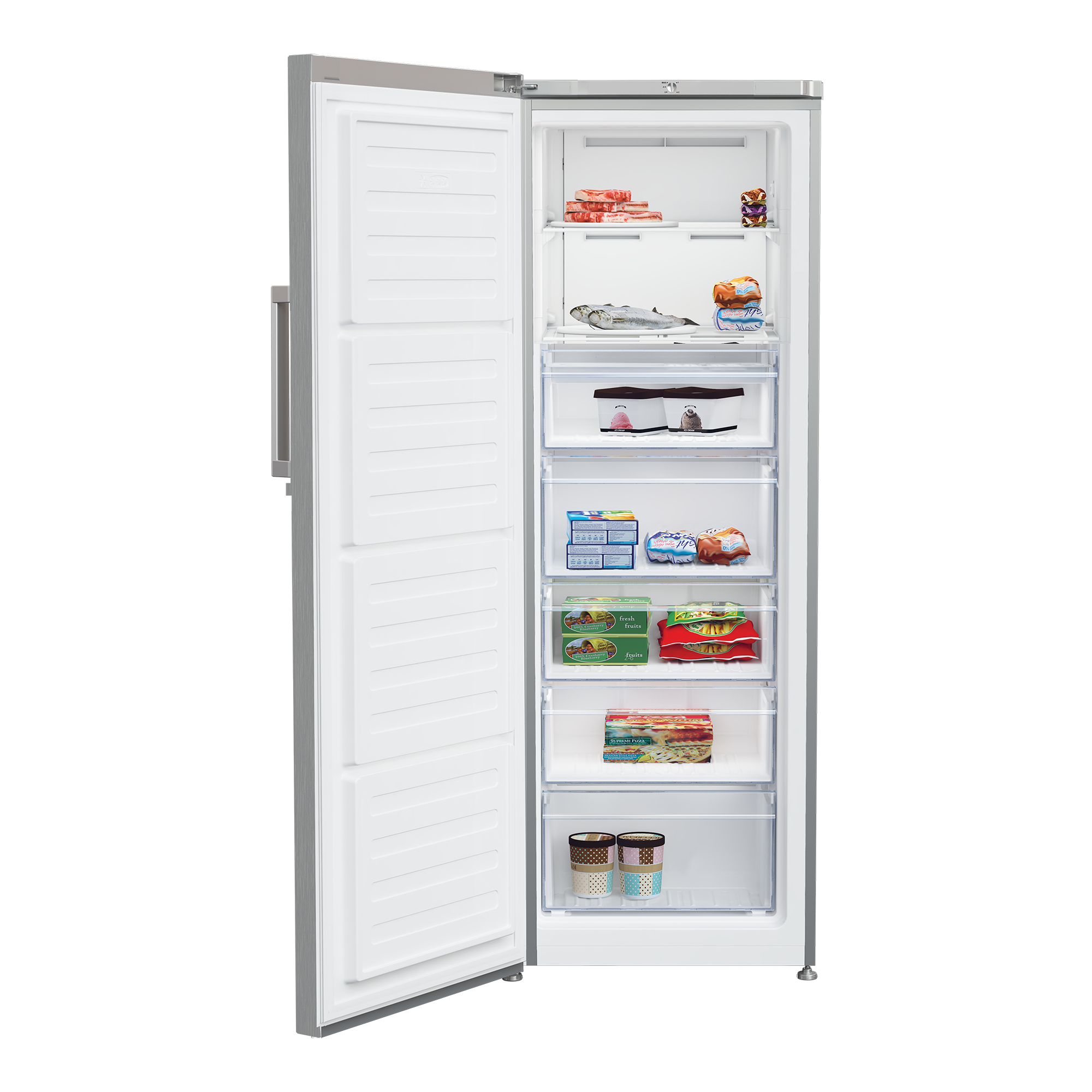 Defy 250L Full Freezer Titanium Inox DUF250