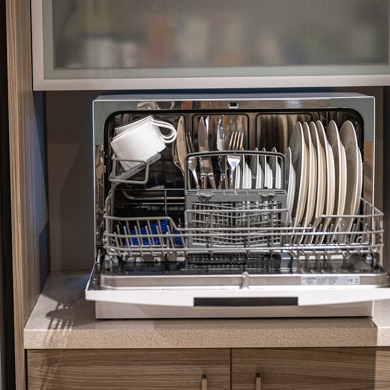 Swiss 6 Place Setting Dishwasher White DW3202A-W-3
