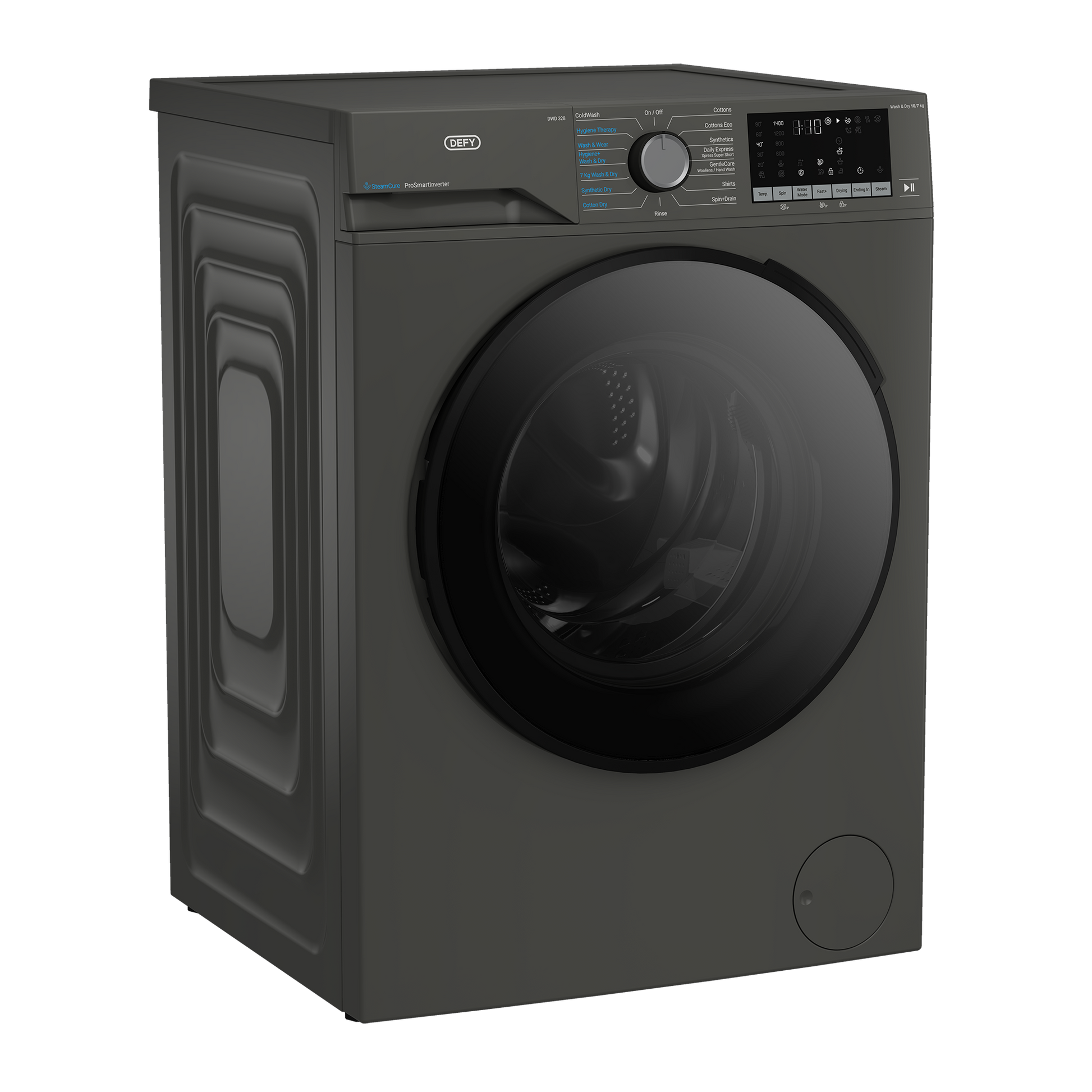 Defy 10/7kg Washer Dryer SteamCure Technology Manhattan Gray DWD328-2