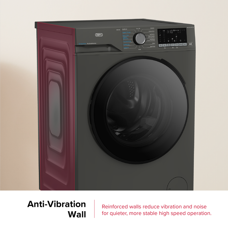 Defy 10/7kg Washer Dryer SteamCure Technology Manhattan Gray DWD328-16
