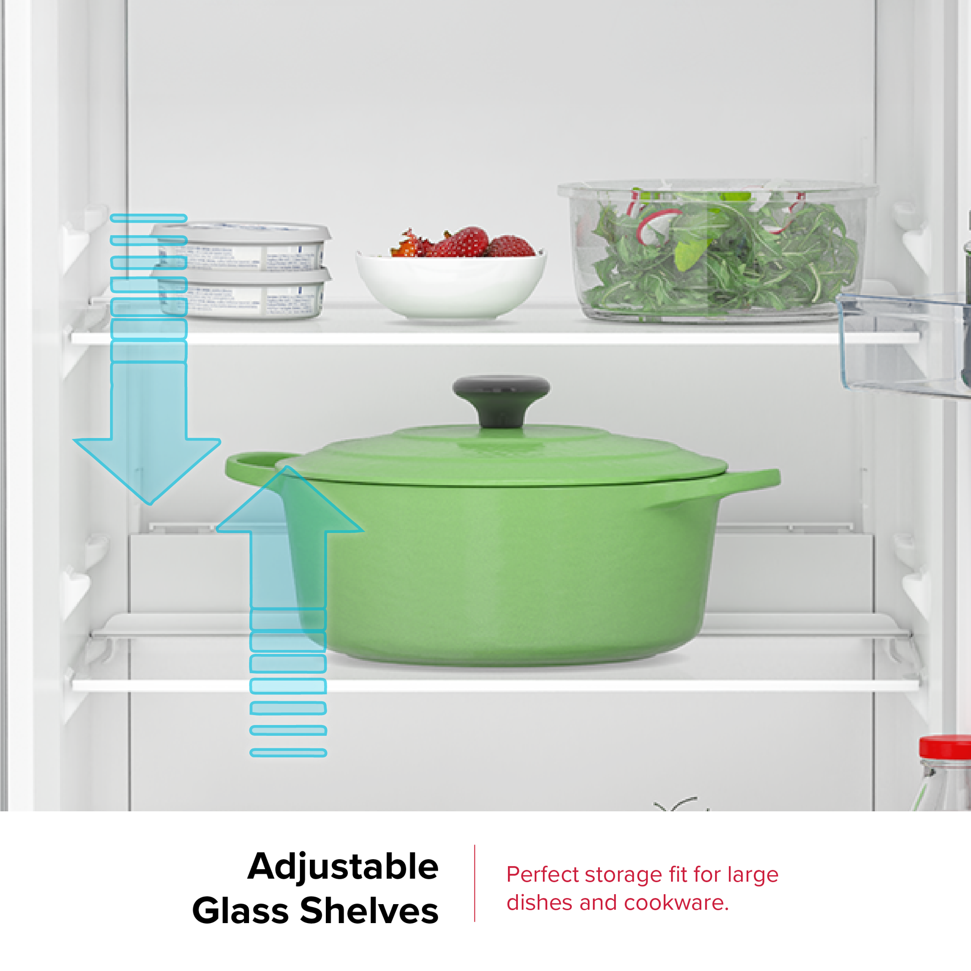 DEFY Upright Fridge 343L Inox DFD458-6