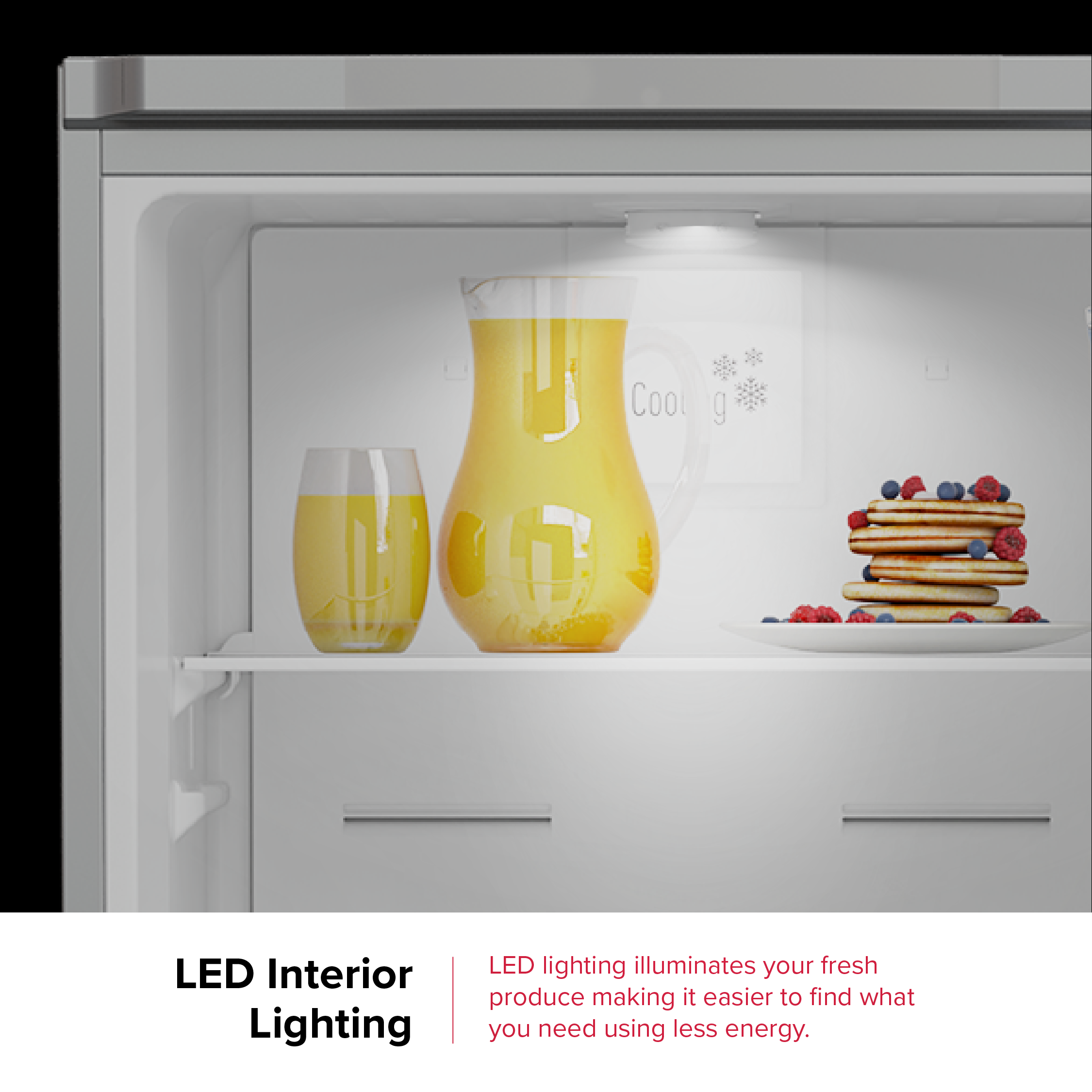 DEFY Upright Fridge 343L Inox DFD458