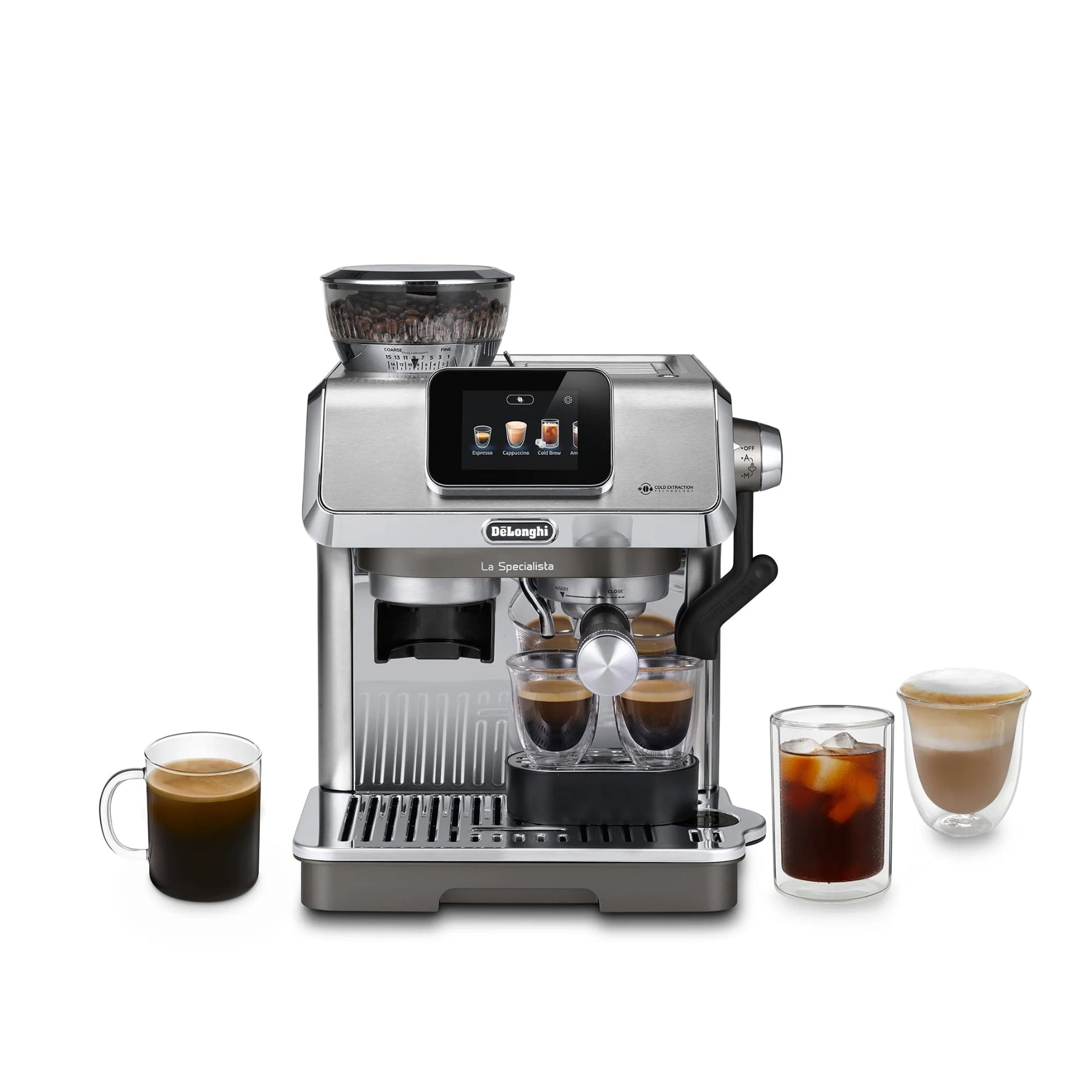 Delonghi - La Specialista Touch Manual Pump Espresso Machine EC9455.M