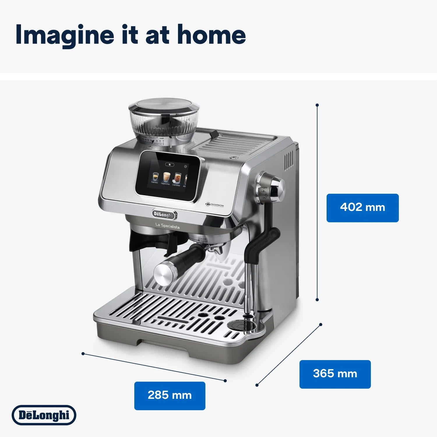 Delonghi - La Specialista Touch Manual Pump Espresso Machine EC9455.M-3