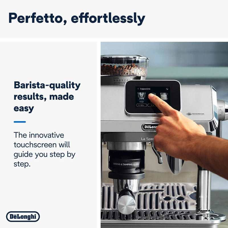 Delonghi - La Specialista Touch Manual Pump Espresso Machine EC9455.M-7