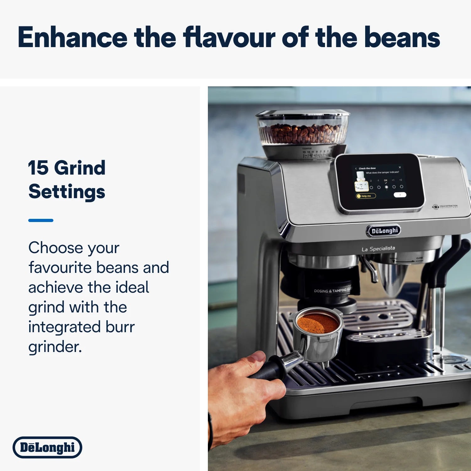 Delonghi - La Specialista Touch Manual Pump Espresso Machine  EC9455.M