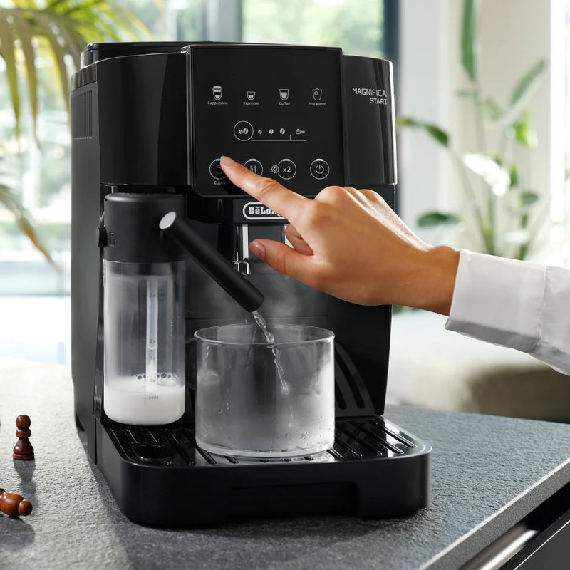 DeLonghi Magnifica Start + Milk Bean to Cup Coffee Machine Black ECAM220.60.B-7