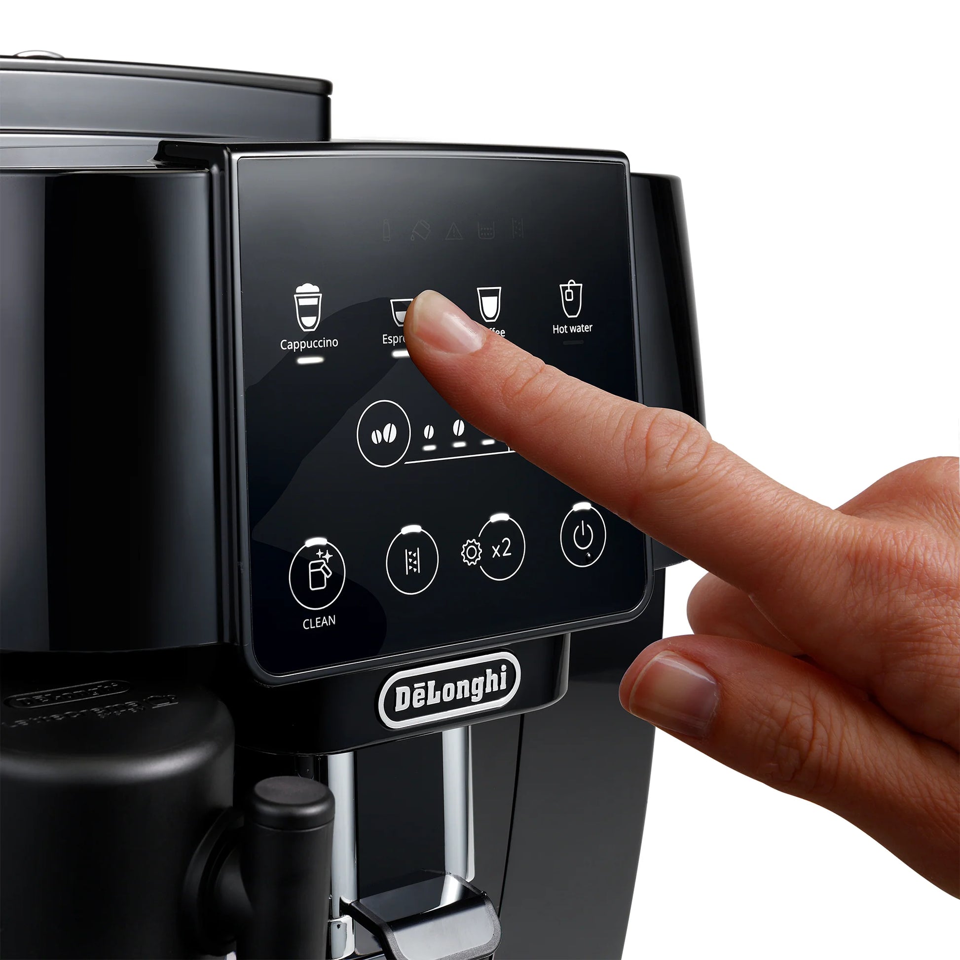 DeLonghi Magnifica Start + Milk Bean to Cup Coffee Machine Black ECAM220.60.B-4